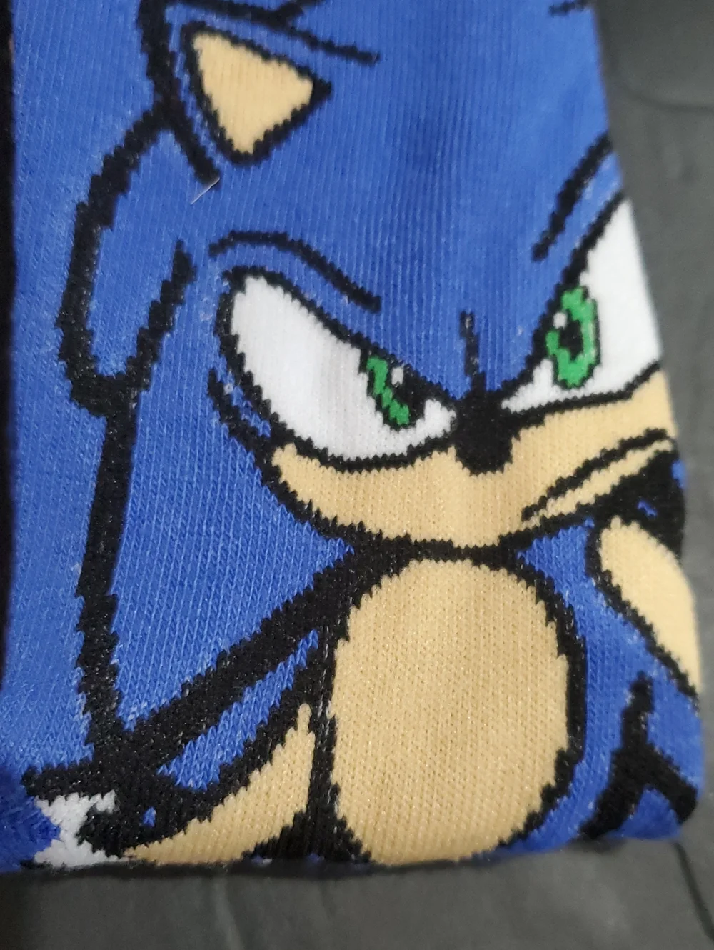 Sonic the Hedgehog blue printed socks brand new 1pair